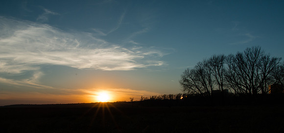 Minnesota Valley National Wildlife Refuge at Sunset