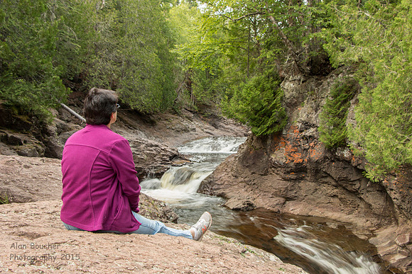 Relaxing by the tranquil waters