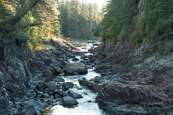 Baptism River Carving its way