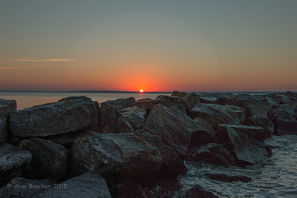 Sunrise on the Rocks