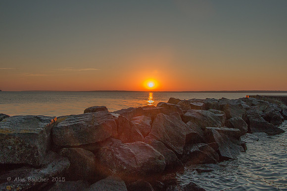 Sunrise on the Rocks