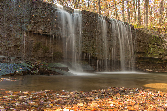 Hidden Falls in the Fall