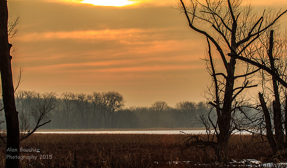 Minnesota River while Sun Rising