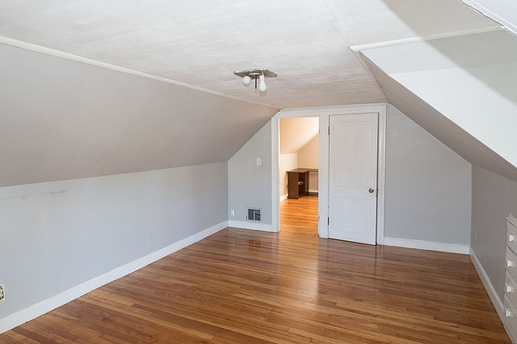 Hardwood Floors in Attic