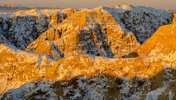 Sunlit Mountain Caps