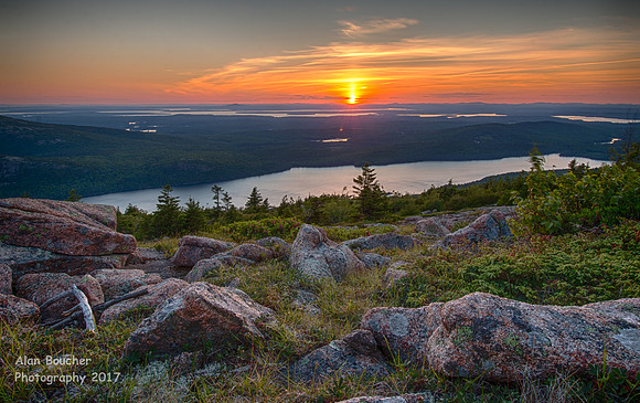 Sunset from Cadillac Mountain