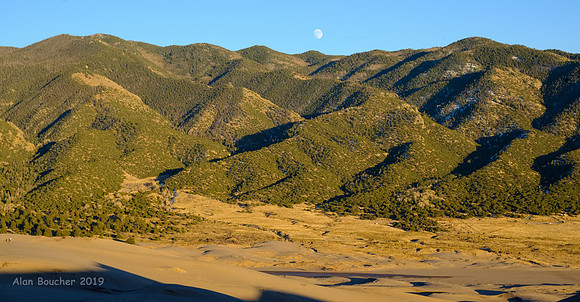 Moon Over the Mountains